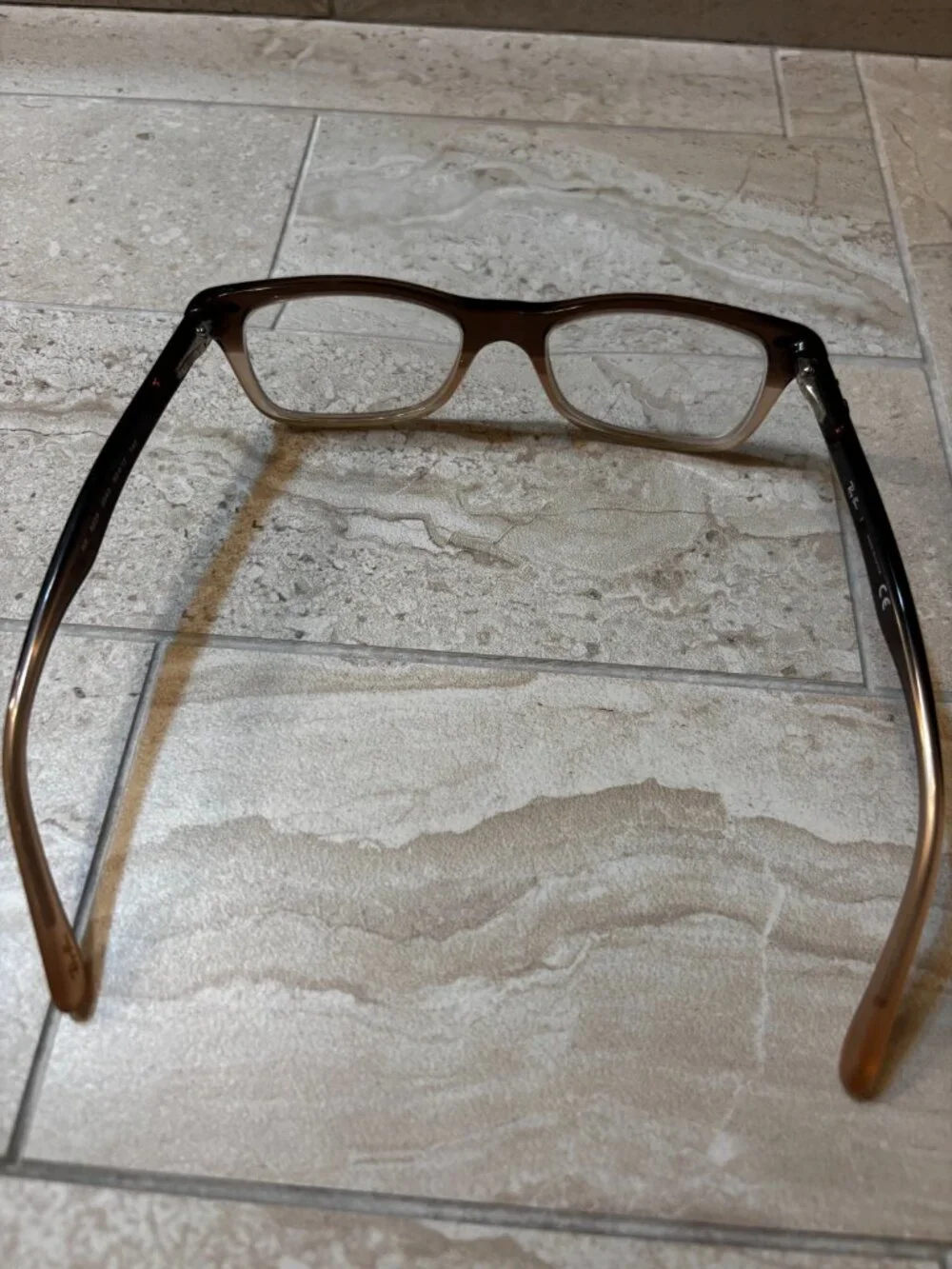 Ray Ban 2 toned glasses, frames only, barely used